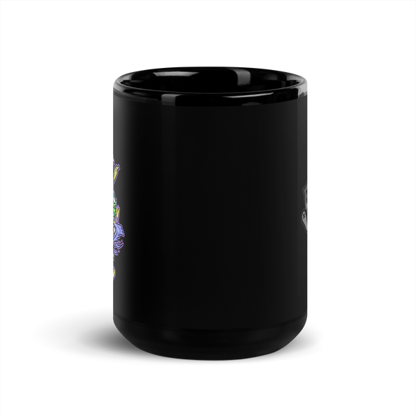 Triple Drain Hydra - Black Glossy Mug