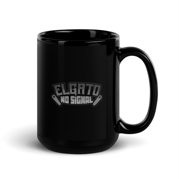 Triple Drain Hydra - Black Glossy Mug
