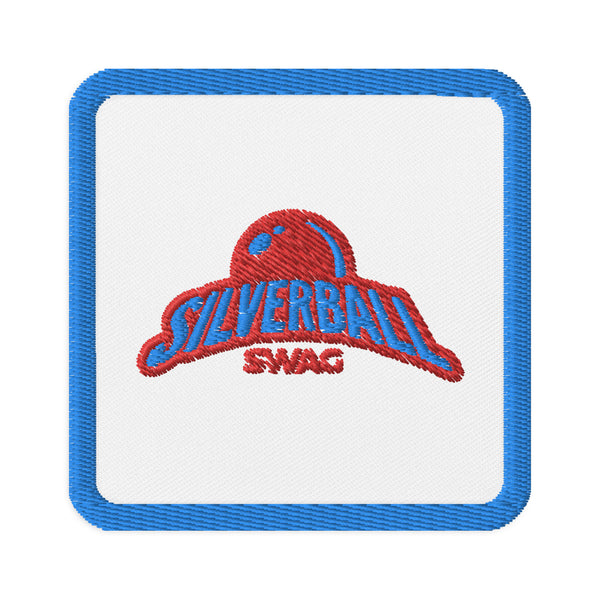 Silverball Swag - Embroidered Square Patch (multiple colors available)