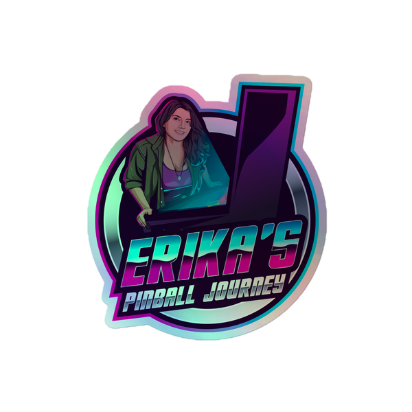Erika's Pinball Journey - Holographic stickers
