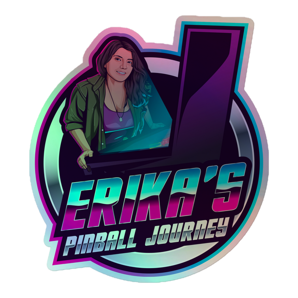 Erika's Pinball Journey - Holographic stickers
