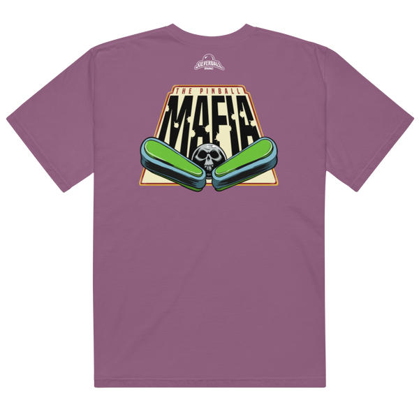 The Pinball Mafia Ball w/Back - Comfort Colors Heavyweight T-shirt