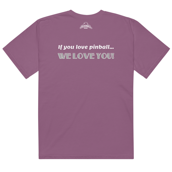 The Pinball Mafia If you love... - Comfort Colors Heavyweight T-shirt