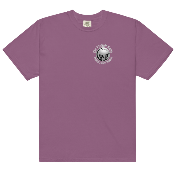 The Pinball Mafia Ball w/Back - Comfort Colors Heavyweight T-shirt