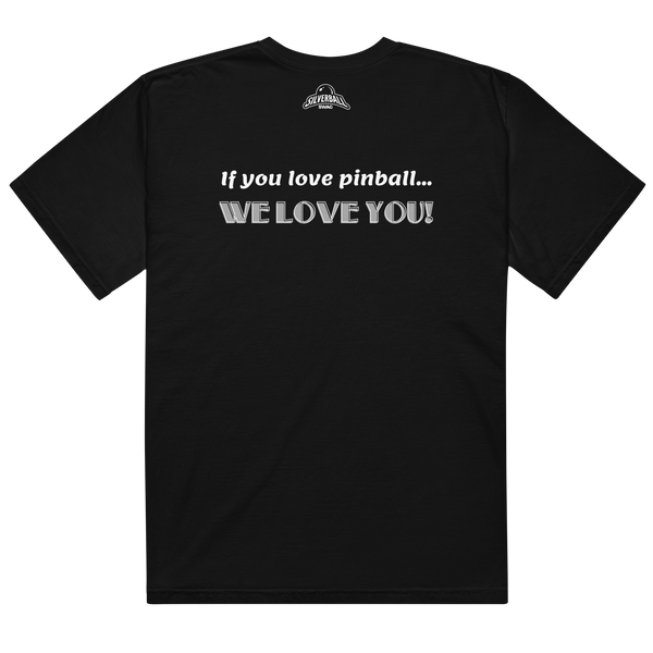 The Pinball Mafia If you love... - Comfort Colors Heavyweight T-shirt