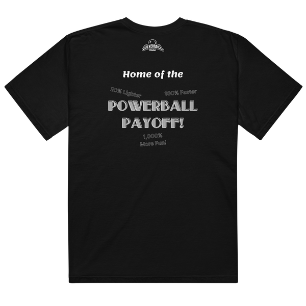 The Pinball Mafia Powerball Payoff - Comfort Colors Heavyweight T-shirt