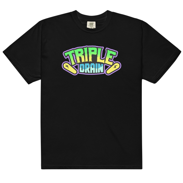 Triple Drain (Full Color) - Heavyweight T-shirt