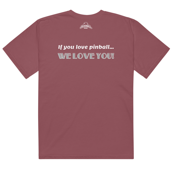 The Pinball Mafia If you love... - Comfort Colors Heavyweight T-shirt