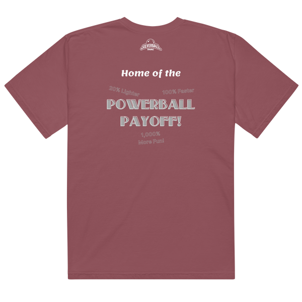 The Pinball Mafia Powerball Payoff - Comfort Colors Heavyweight T-shirt