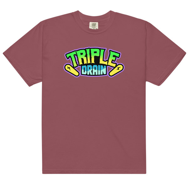 Triple Drain (Full Color) - Heavyweight T-shirt