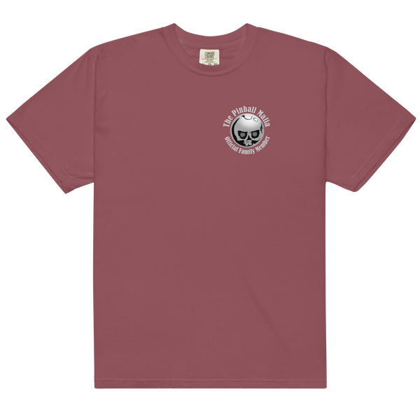 The Pinball Mafia Ball w/Back - Comfort Colors Heavyweight T-shirt