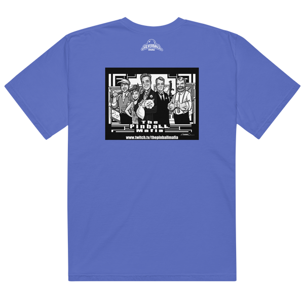 The Pinball Mafia w/Back Graphic - Comfort Colors Heavyweight T-shirt