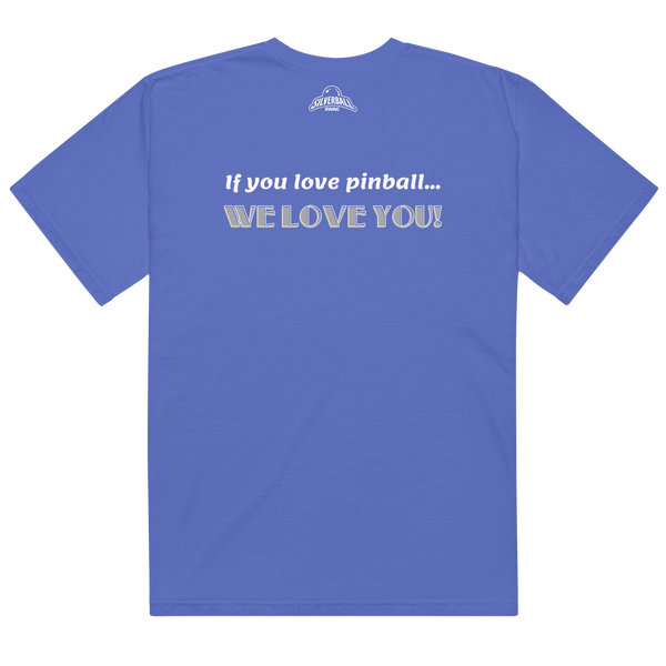 The Pinball Mafia If you love... - Comfort Colors Heavyweight T-shirt