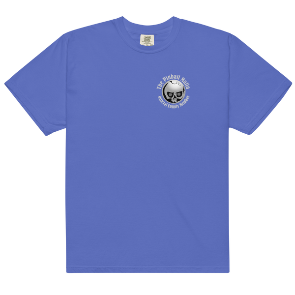 The Pinball Mafia Ball w/Back - Comfort Colors Heavyweight T-shirt