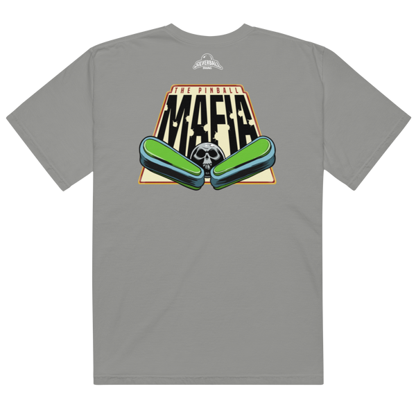 The Pinball Mafia Ball w/Back - Comfort Colors Heavyweight T-shirt