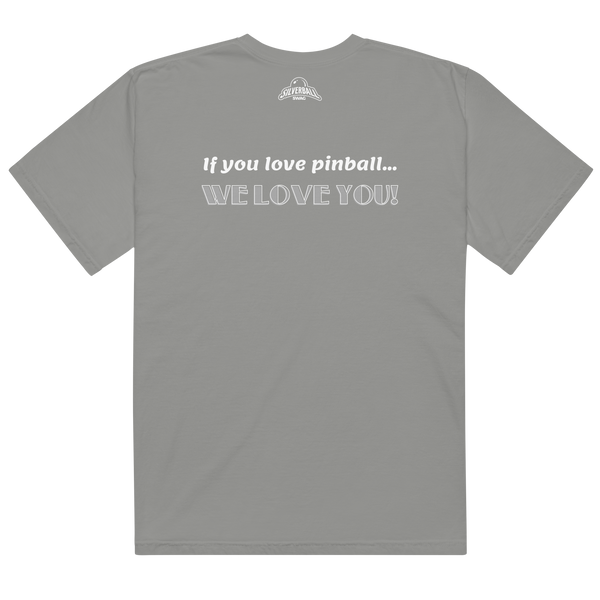 The Pinball Mafia If you love... - Comfort Colors Heavyweight T-shirt