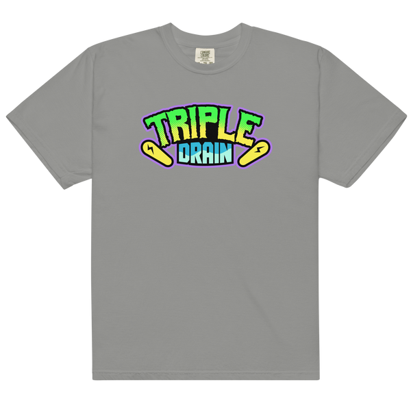 Triple Drain (Full Color) - Heavyweight T-shirt