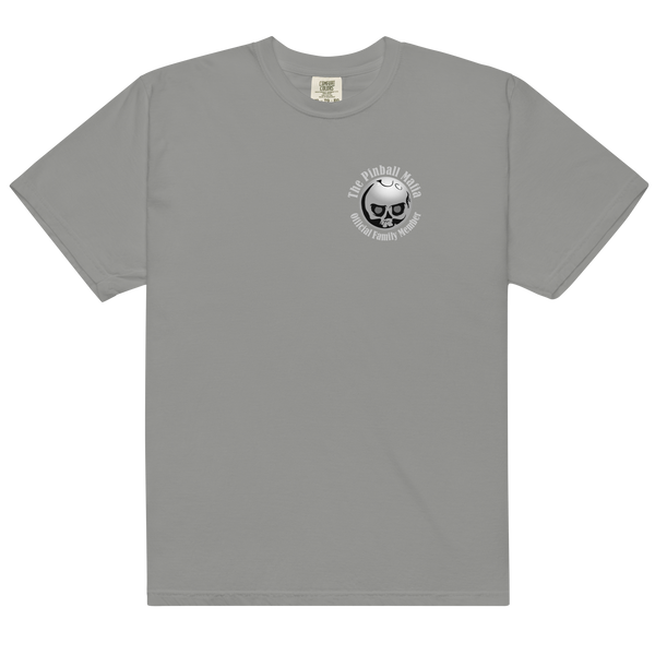 The Pinball Mafia Ball w/Back - Comfort Colors Heavyweight T-shirt