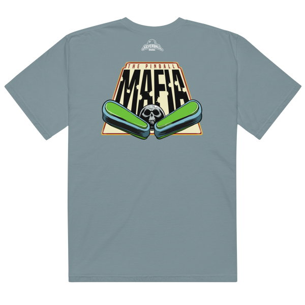The Pinball Mafia Ball w/Back - Comfort Colors Heavyweight T-shirt