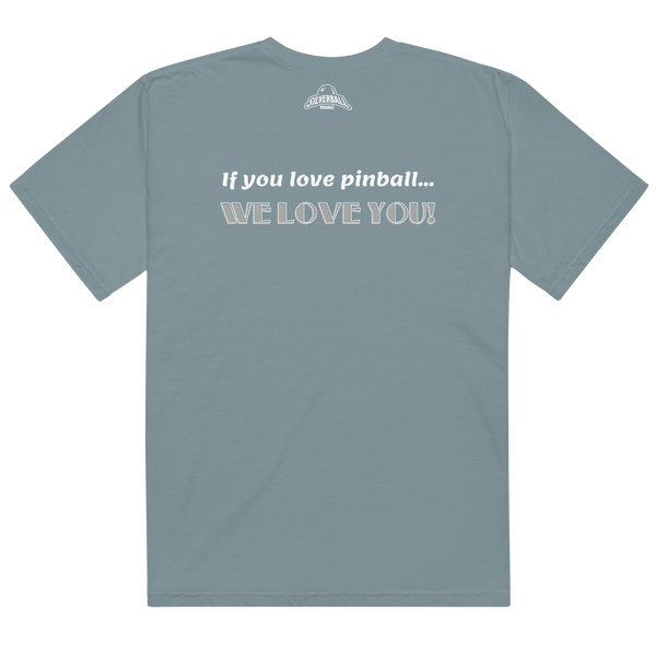 The Pinball Mafia If you love... - Comfort Colors Heavyweight T-shirt