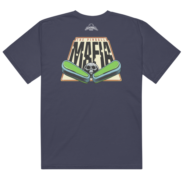 The Pinball Mafia Ball w/Back - Comfort Colors Heavyweight T-shirt