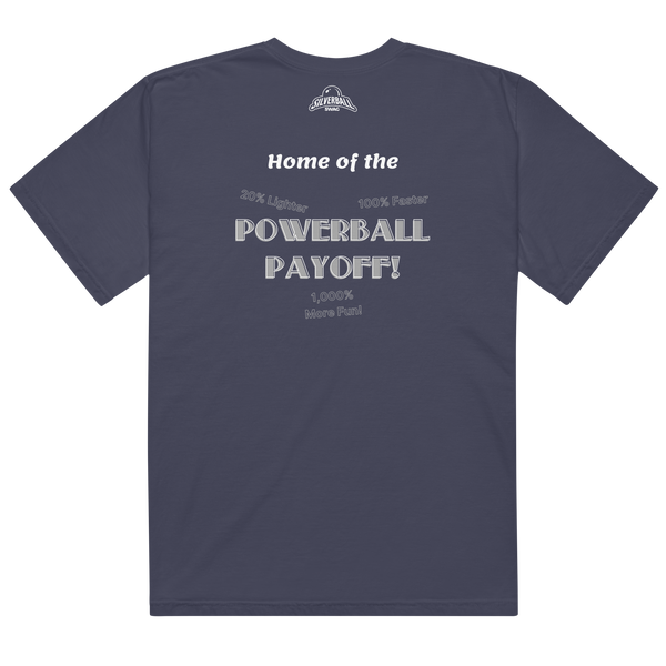The Pinball Mafia Powerball Payoff - Comfort Colors Heavyweight T-shirt