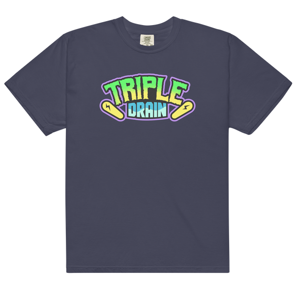 Triple Drain (Full Color) - Heavyweight T-shirt