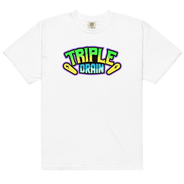Triple Drain (Full Color) - Heavyweight T-shirt