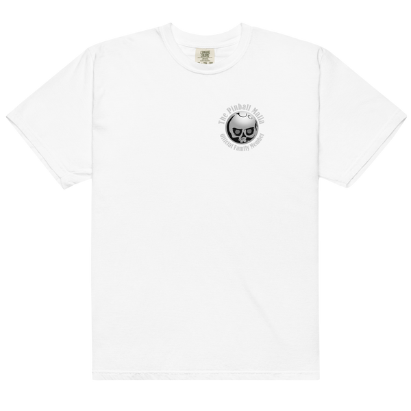 The Pinball Mafia Ball w/Back - Comfort Colors Heavyweight T-shirt