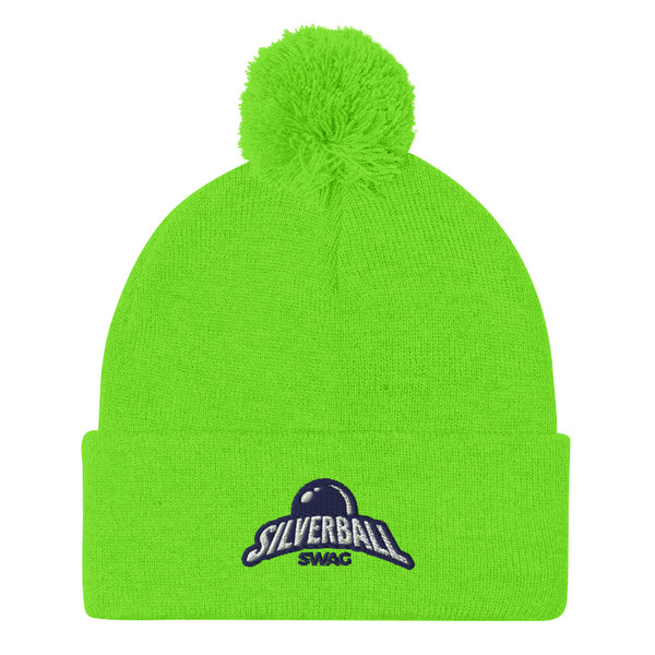 Silverball Swag - Pom-Pom Beanie