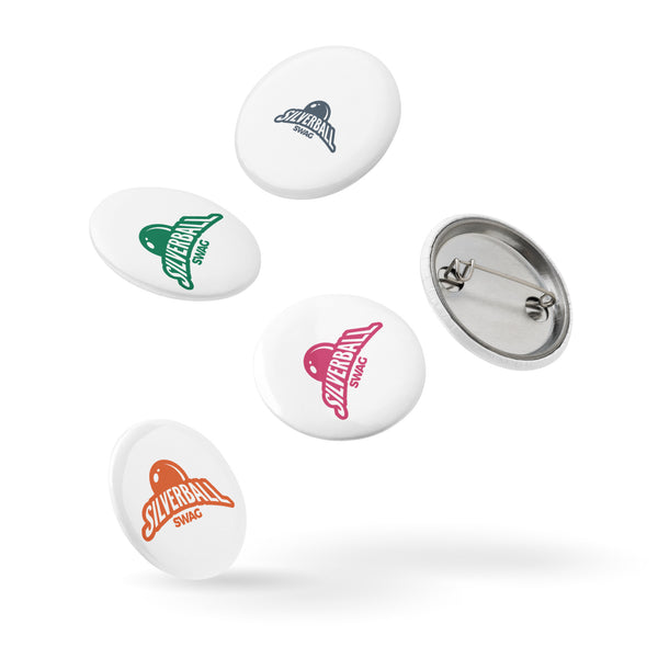 Silverball Swag - Set of pin buttons