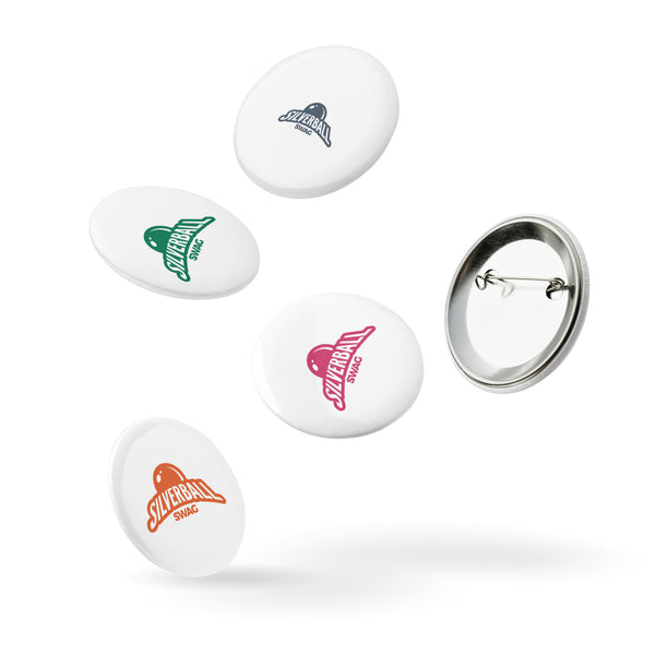 Silverball Swag - Set of pin buttons