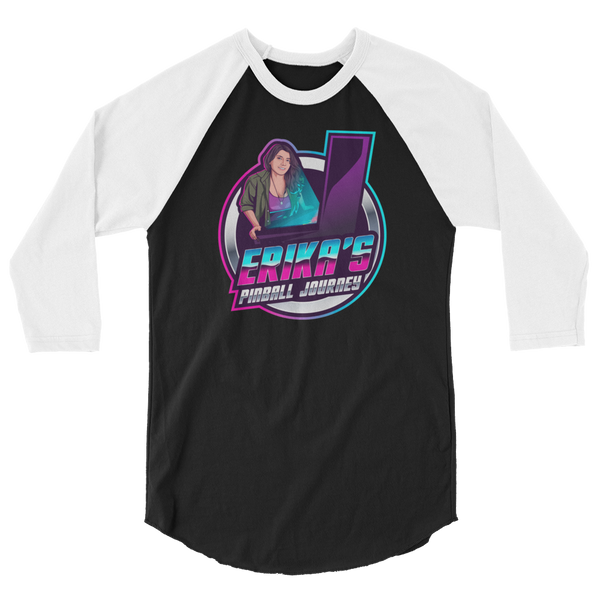 Erika's Pinball Journey - 3/4 Sleeve Shirt