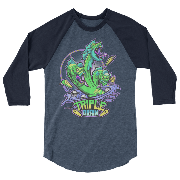Triple Drain Hydra - 3/4 Sleeve Shirt