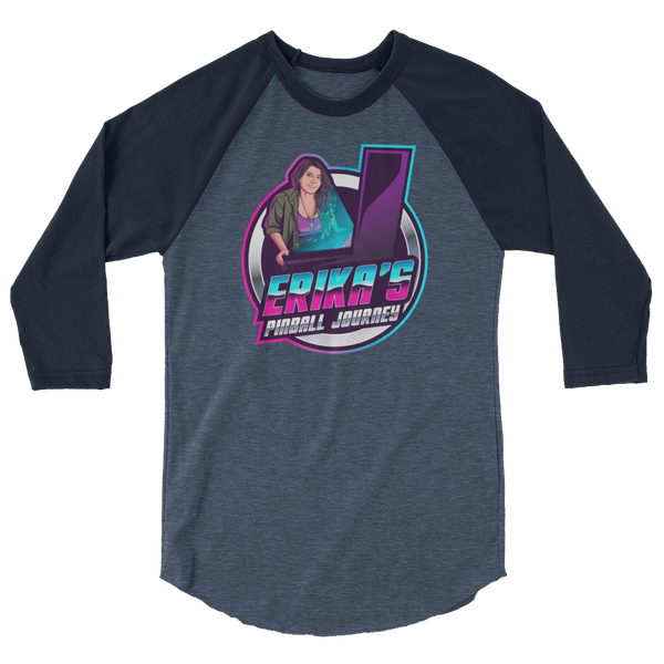 Erika's Pinball Journey - 3/4 Sleeve Shirt