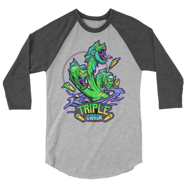 Triple Drain Hydra - 3/4 Sleeve Shirt