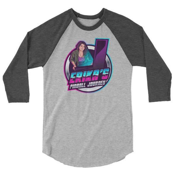 Erika's Pinball Journey - 3/4 Sleeve Shirt