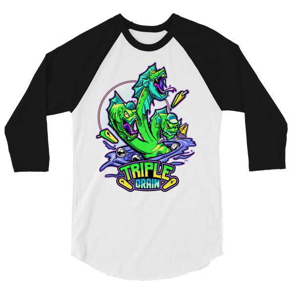 Triple Drain Hydra - 3/4 Sleeve Shirt