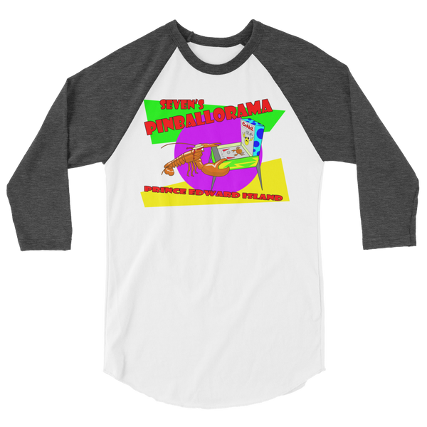 Seven's Pinballorama Lobster - 3/4 Sleeve Shirt