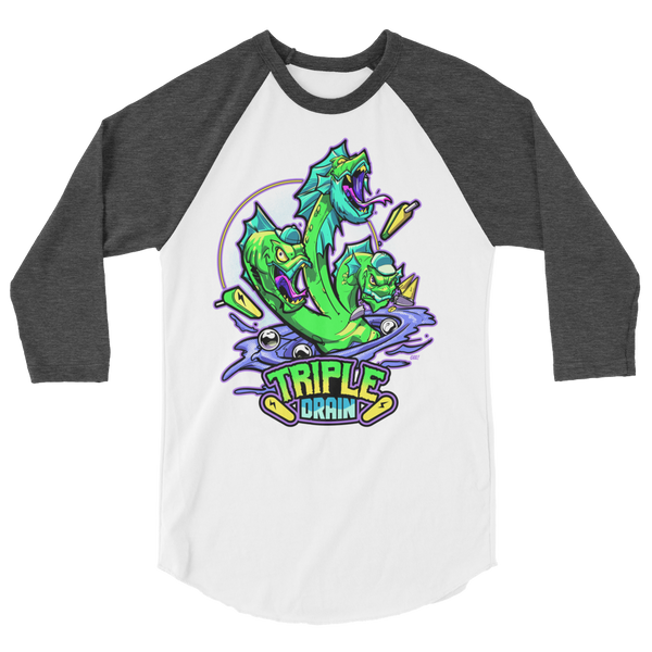 Triple Drain Hydra - 3/4 Sleeve Shirt