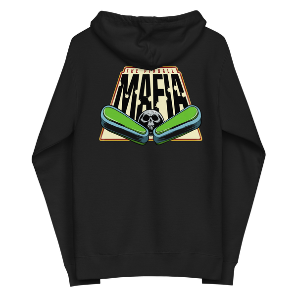 The Pinball Mafia w/Back - Zip Up Hoodie
