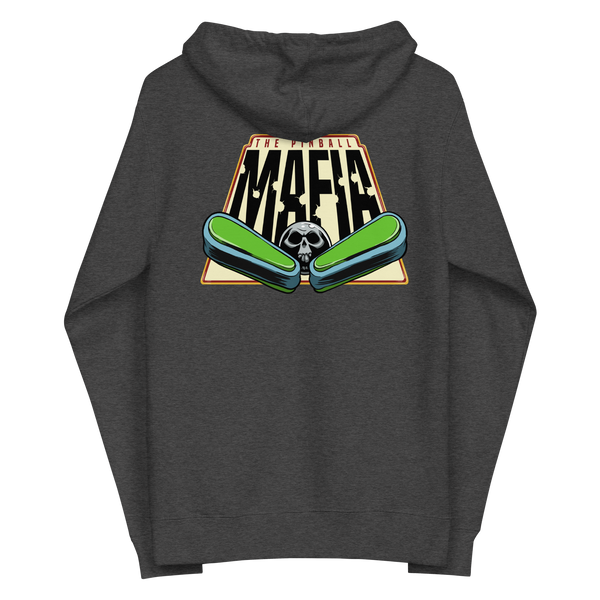 The Pinball Mafia w/Back - Zip Up Hoodie