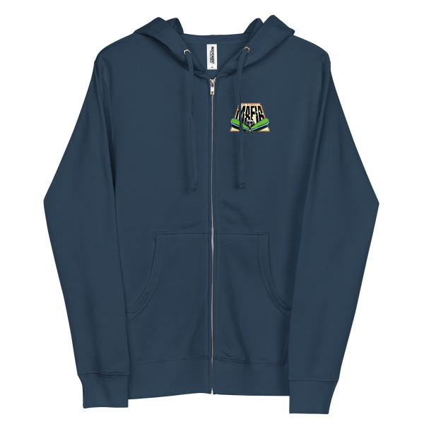The Pinball Mafia w/Back - Zip Up Hoodie