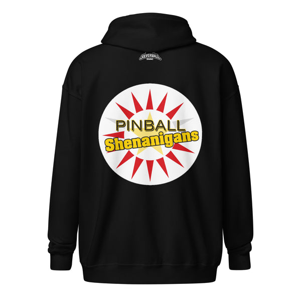 Pinball Shenanigans - Heavy Zip Hoodie
