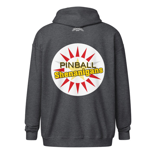 Pinball Shenanigans - Heavy Zip Hoodie