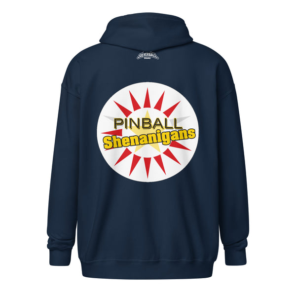 Pinball Shenanigans - Heavy Zip Hoodie