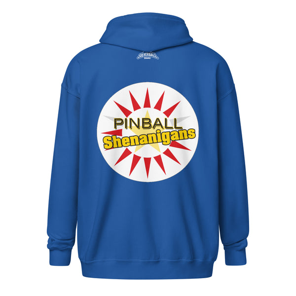 Pinball Shenanigans - Heavy Zip Hoodie