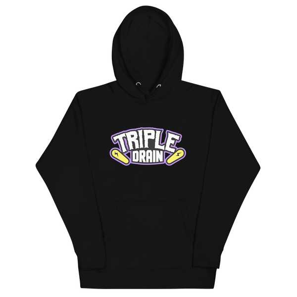 Triple Drain (White Front Only) - Unisex Hoodie
