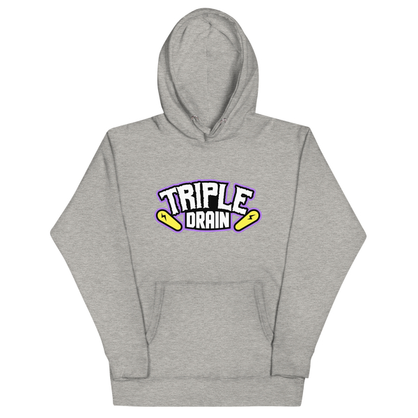Triple Drain (White Front Only) - Unisex Hoodie