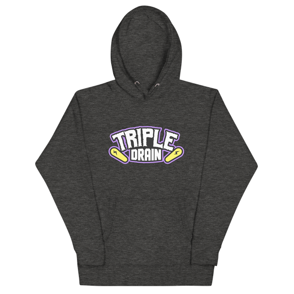 Triple Drain (White Front Only) - Unisex Hoodie